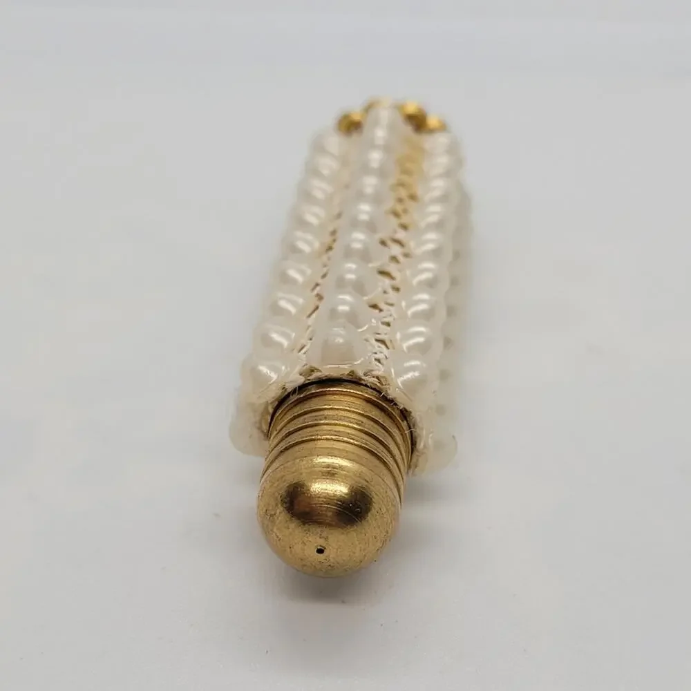 Vintage‎ Faux Pearl Rhinestone Purse Pen Glam Vanity Accessory Elegant Gift